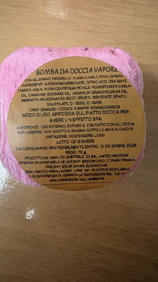 Spugna di sapone e bomba da doccia Top Up