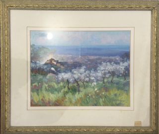 Pareja de óleos decorativos