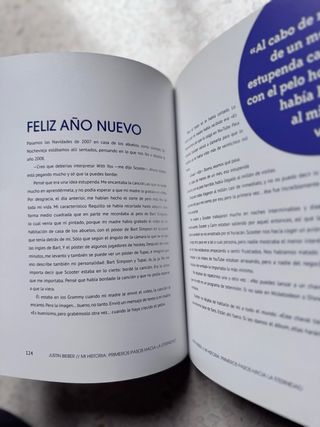 Justin Bieber Libro Mi historia + 2 CDs