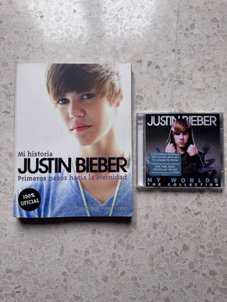 Justin Bieber Libro Mi historia + 2 CDs
