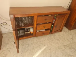 Conjunto Muebles Salón Madera