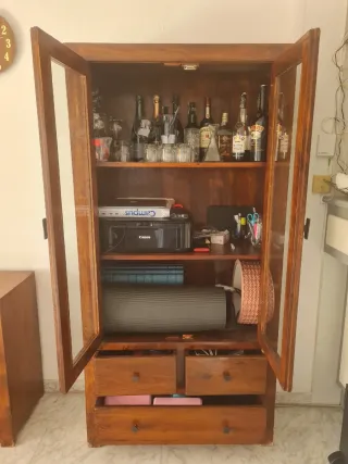 Conjunto Muebles Salón Madera