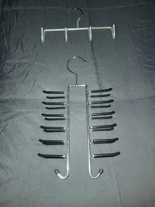 Perchas para corbatas y cinturones