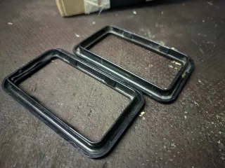 Molduras Puxadores Corsa Kadett Pretas