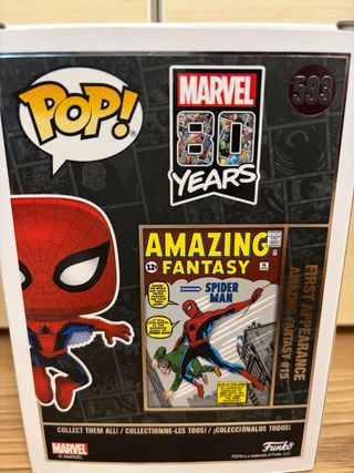 Funko Pop! Spider-Man 593 Marvel 80 Años