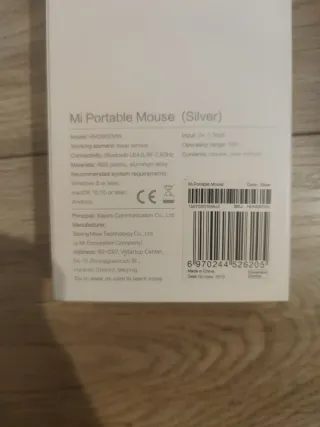 Ratón Inalámbrico Xiaomi Mi Portable Mouse