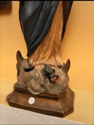 Scultura Madonna terracotta