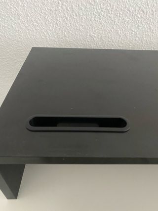 Mueble elevador de madera negra