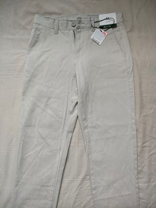 Pantalón Chino Lefties Slim Fit Beige Hombre