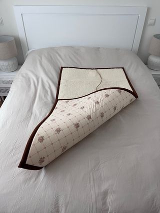 Manta Eléctrica Lana Beige/Marrón