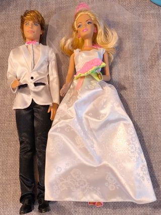Barbie e Ken Sposi in Abito Bianco