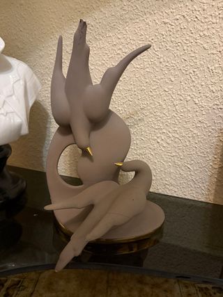Figura de pájaros de cerámica