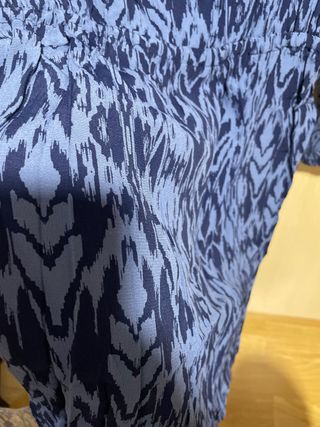 Vestido GAP azul estampado