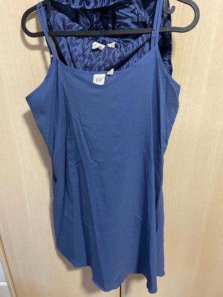 Vestido GAP azul estampado