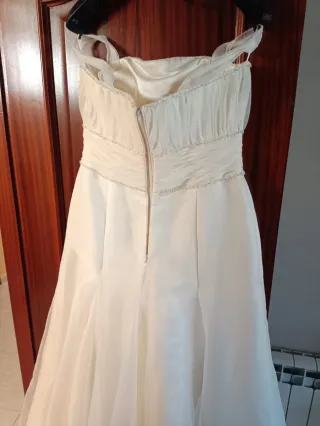 Vestido de Novia Blanco .regalo zapatos