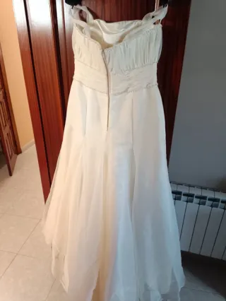 Vestido de Novia Blanco .regalo zapatos