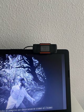 Webcam HD Negra y Naranja