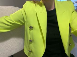 Chaqueta River Island Neón