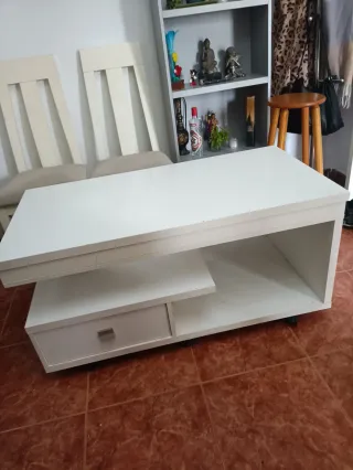 Mesa de centro blanca