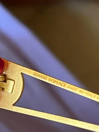 Occhiali da sole donna oro e rossi