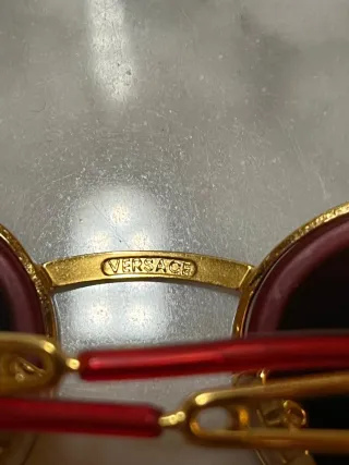 Occhiali da sole donna oro e rossi