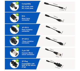 Caricatore Monopattino Elettrico Multi Presa
