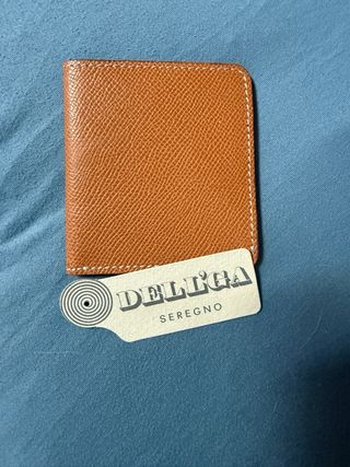 Porta carte Hermès in pelle marrone