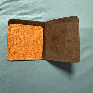 Porta carte Hermès in pelle marrone