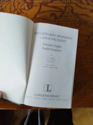 Diccionario Inglés Español, tapa dura