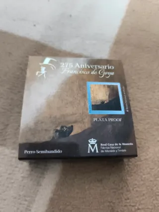 Moneda 10€ Goya Perro Semihundido 2021