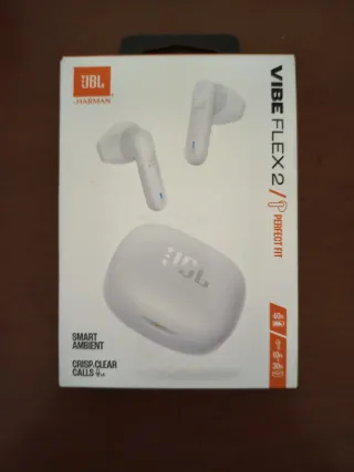 Auriculares JBL Vibe Flex 2 Perfect Fit Blancos