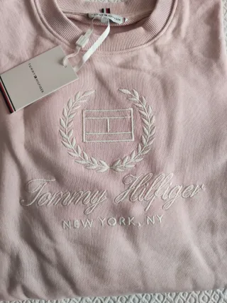 Sudadera Tommy Hilfiger Rosa Original
