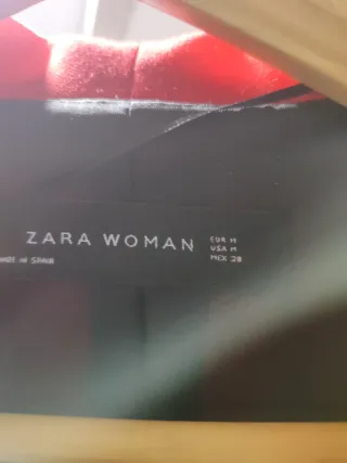 Blazer Rojo Zara Talla M