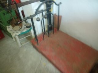 BILANCIA BASCULA VINTAGE COMPLETA DI PESI E FUNZIO