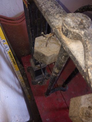 BILANCIA BASCULA VINTAGE COMPLETA DI PESI E FUNZIO