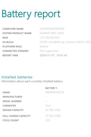 Huawei MateBook D15 i5 8ª Gen 8GB Plata