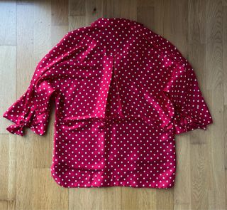 Camisa lunares roja Carolina Herrera Talla XS