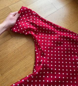 Camisa lunares roja Carolina Herrera Talla XS