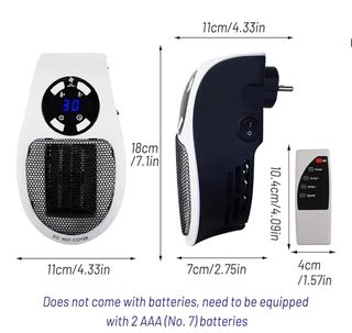 Mini Calentador Eléctrico FainFun 500W