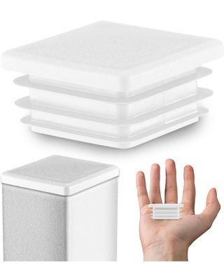 Tapones para tubos cuadrado 40x40 mm