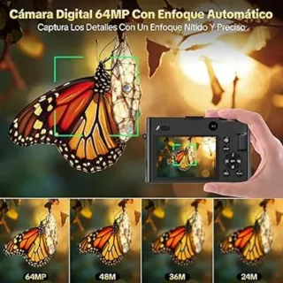 Cámara Digital 4K 64MP Nueva. A estrenar.