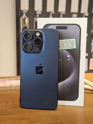 IPHONE 15 PRO 256GB AZUL 100% BATERIA
