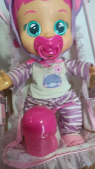 Bebe Lloron Katie y carrito