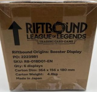 Caja Sellada Riftbound Origins League of Legends