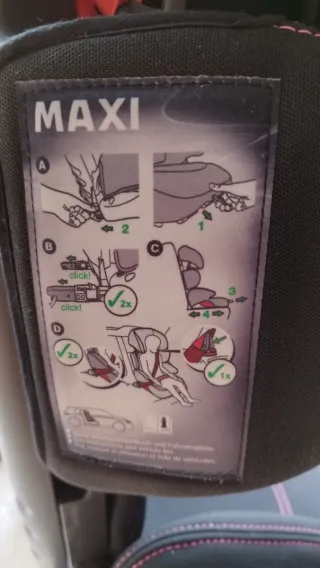 Silla coche Takata Maxi Grupo 2-3