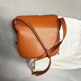 Borsetta Soeur marrone con dettagli oro