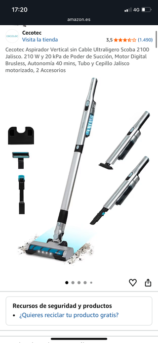 Aspirador Cecotec Scoba 2100 Jalisco