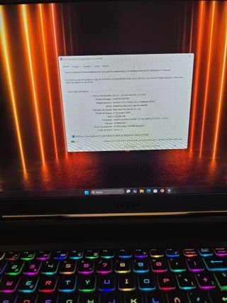 Portátil Gaming MSI i7 RTX 17.3 144Hz 32GB 1TB