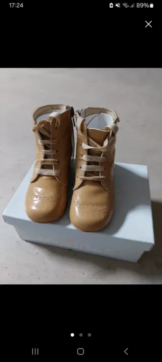 Botas bebé Angelitos camel Talla 22