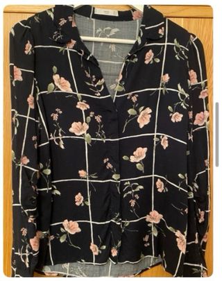 Lote 3 camisas estampadas flores